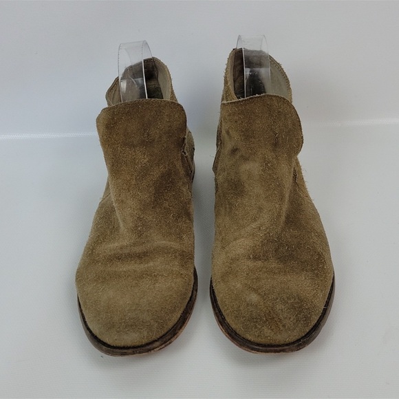 Free People Leather Slip On Booties Sz 39 - Picture 3 of 8